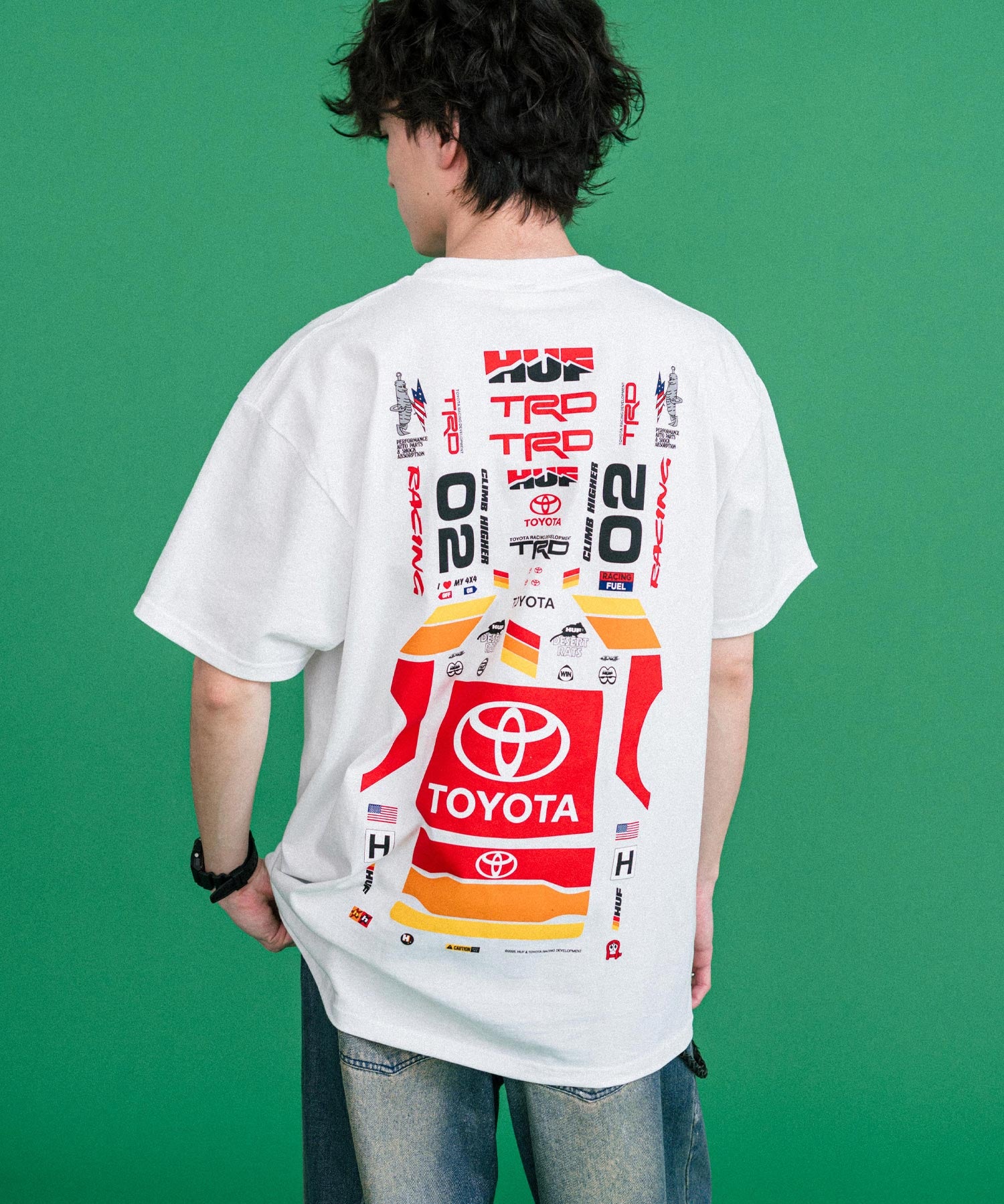 HUF ハフ オーバーサイズアソートプリント半袖Tシャツ 15626