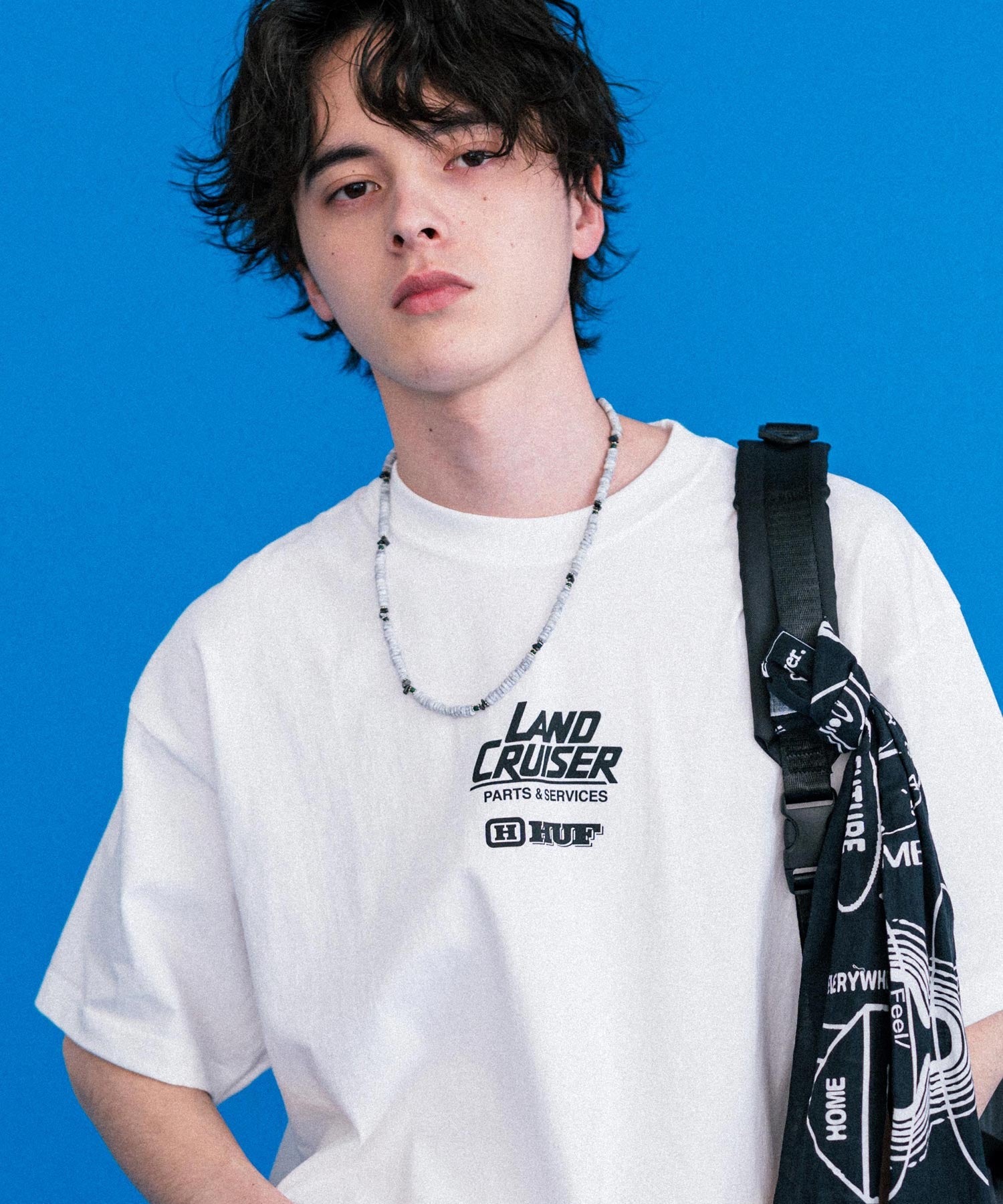 HUF ハフ オーバーサイズアソートプリント半袖Tシャツ 15626