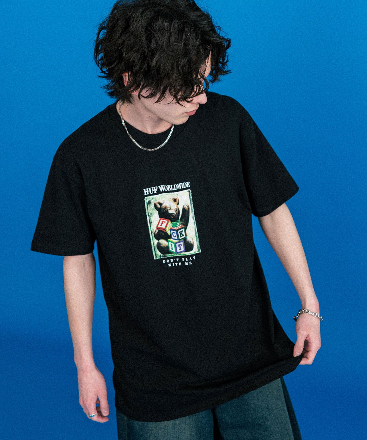新色追加 HUF ハフ オーバーサイズアソートプリント半袖Tシャツ 15626