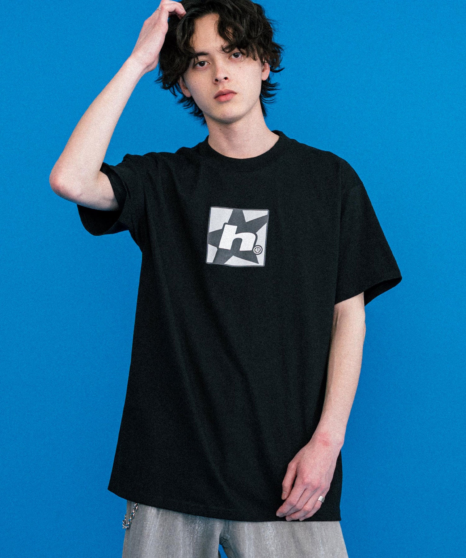 新色追加 HUF ハフ オーバーサイズアソートプリント半袖Tシャツ 15626
