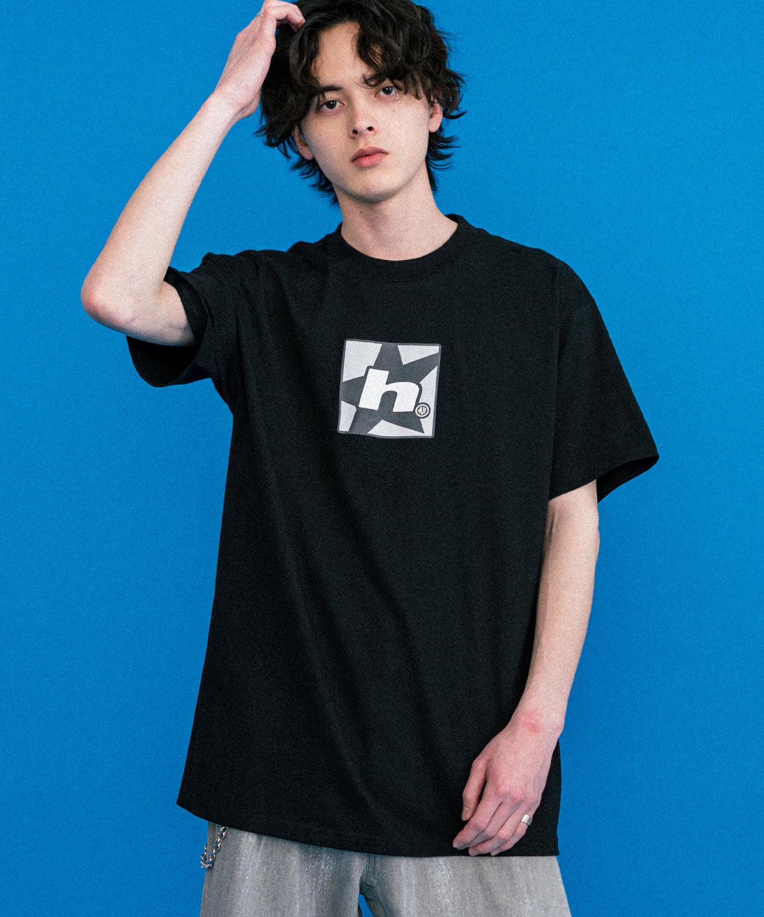 新色追加 HUF ハフ オーバーサイズアソートプリント半袖Tシャツ 15626