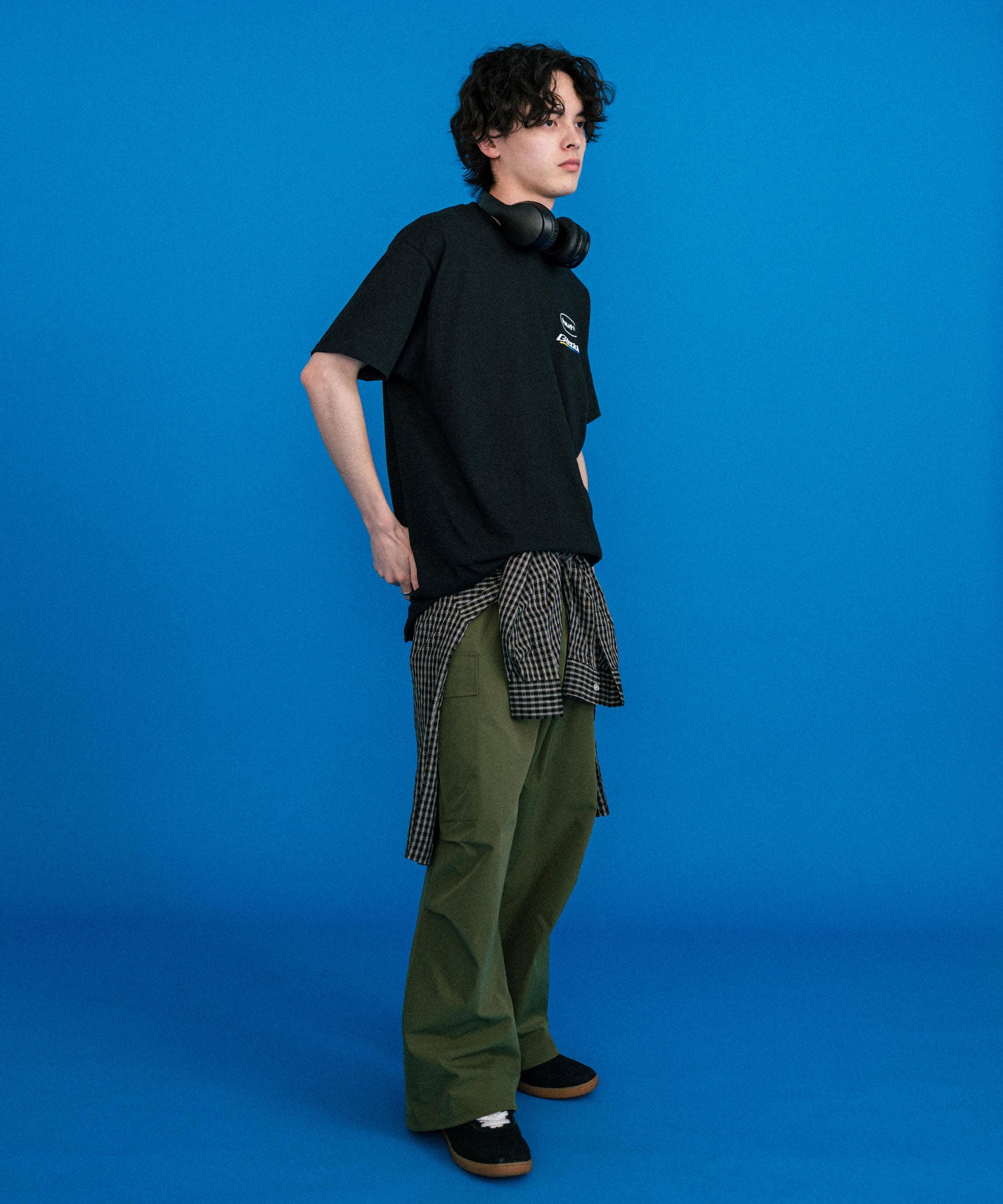 新色追加 HUF ハフ オーバーサイズアソートプリント半袖Tシャツ 15626