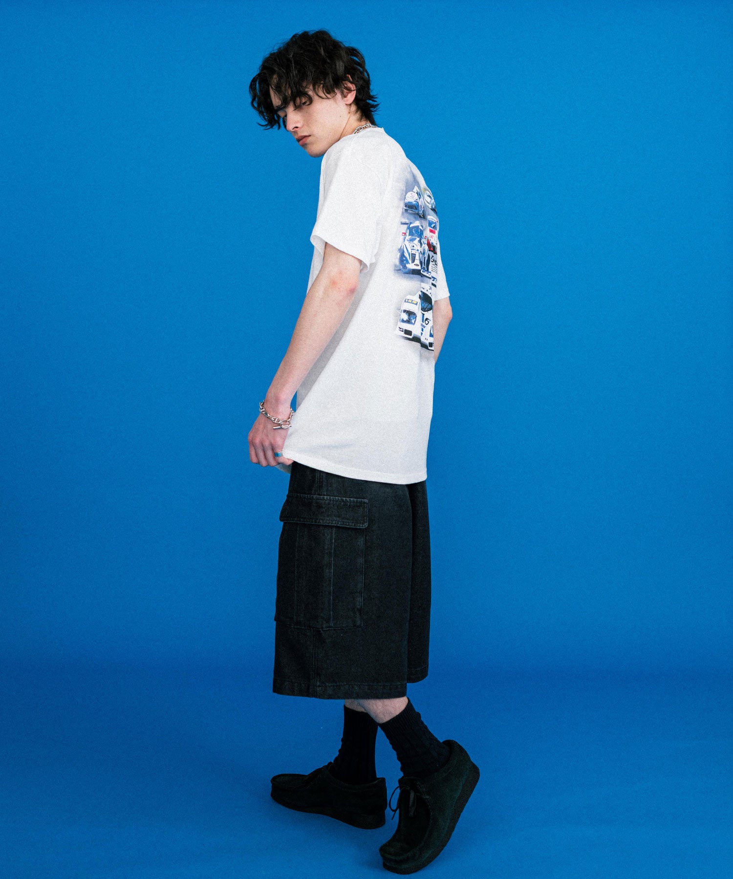 新色追加 HUF ハフ オーバーサイズアソートプリント半袖Tシャツ 15626