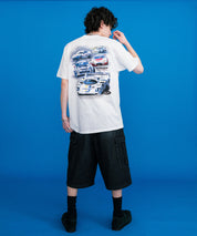 新色追加 HUF ハフ オーバーサイズアソートプリント半袖Tシャツ 15626