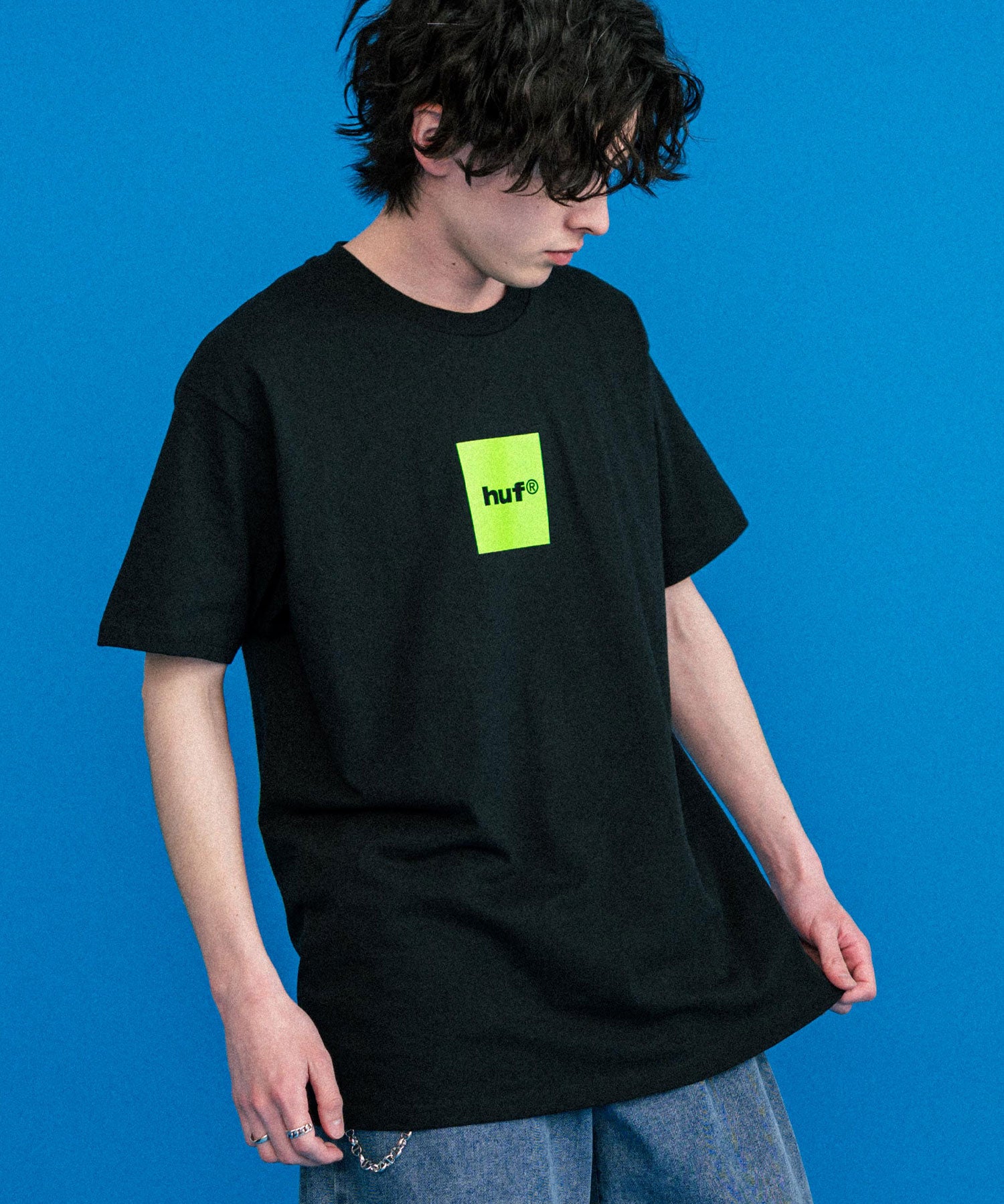 新色追加 HUF ハフ オーバーサイズアソートプリント半袖Tシャツ 15626