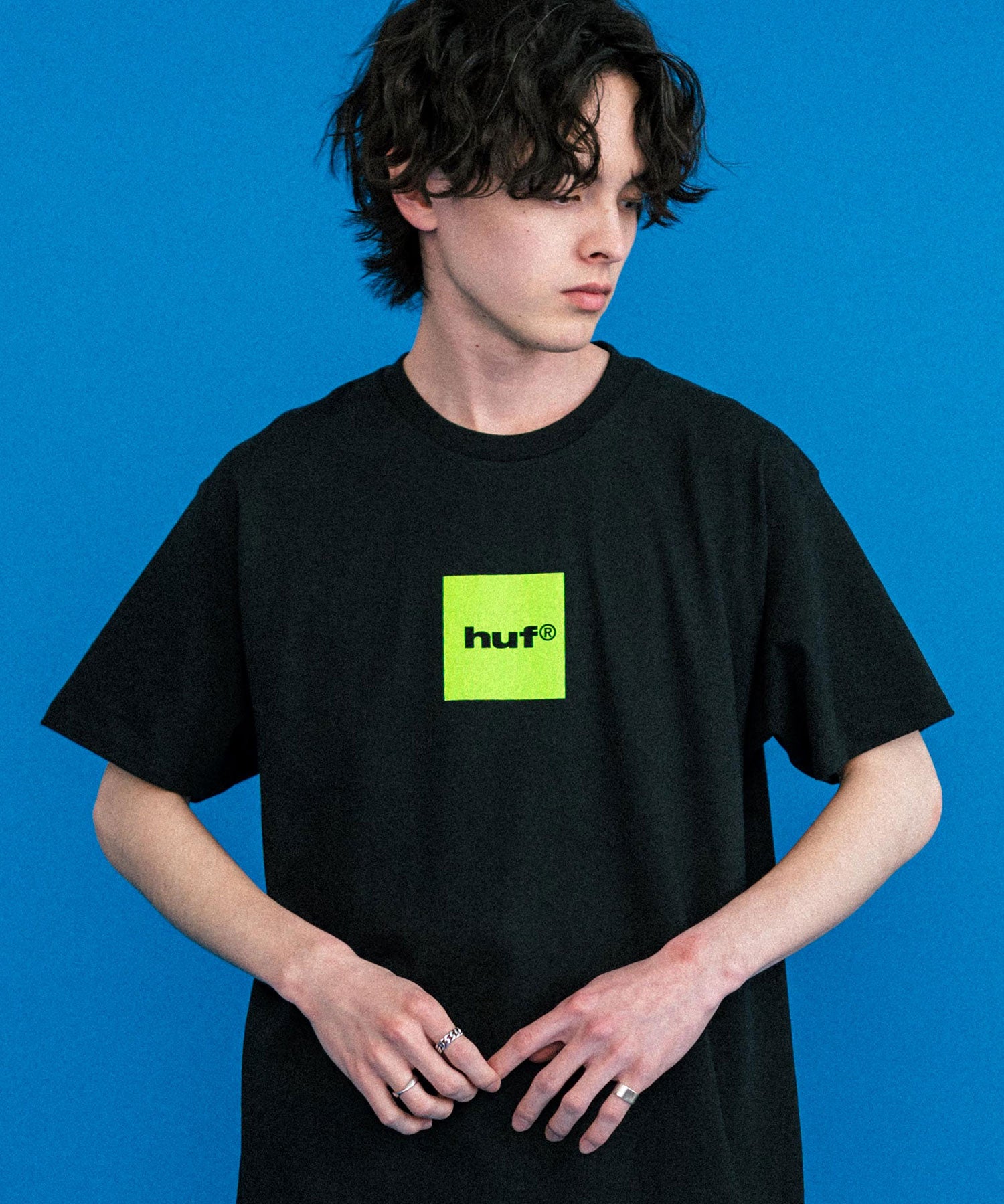 新色追加 HUF ハフ オーバーサイズアソートプリント半袖Tシャツ 15626