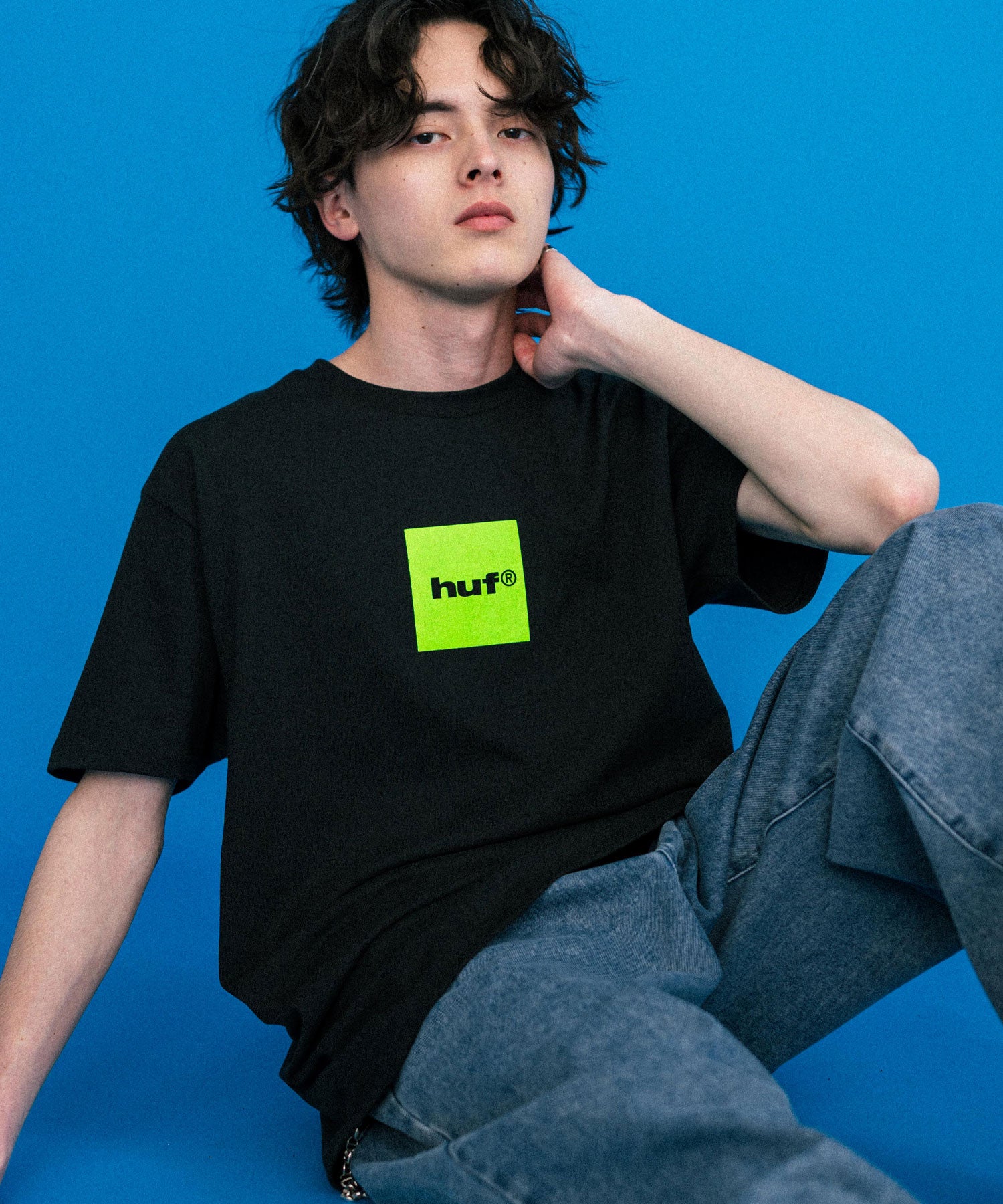 新色追加 HUF ハフ オーバーサイズアソートプリント半袖Tシャツ 15626