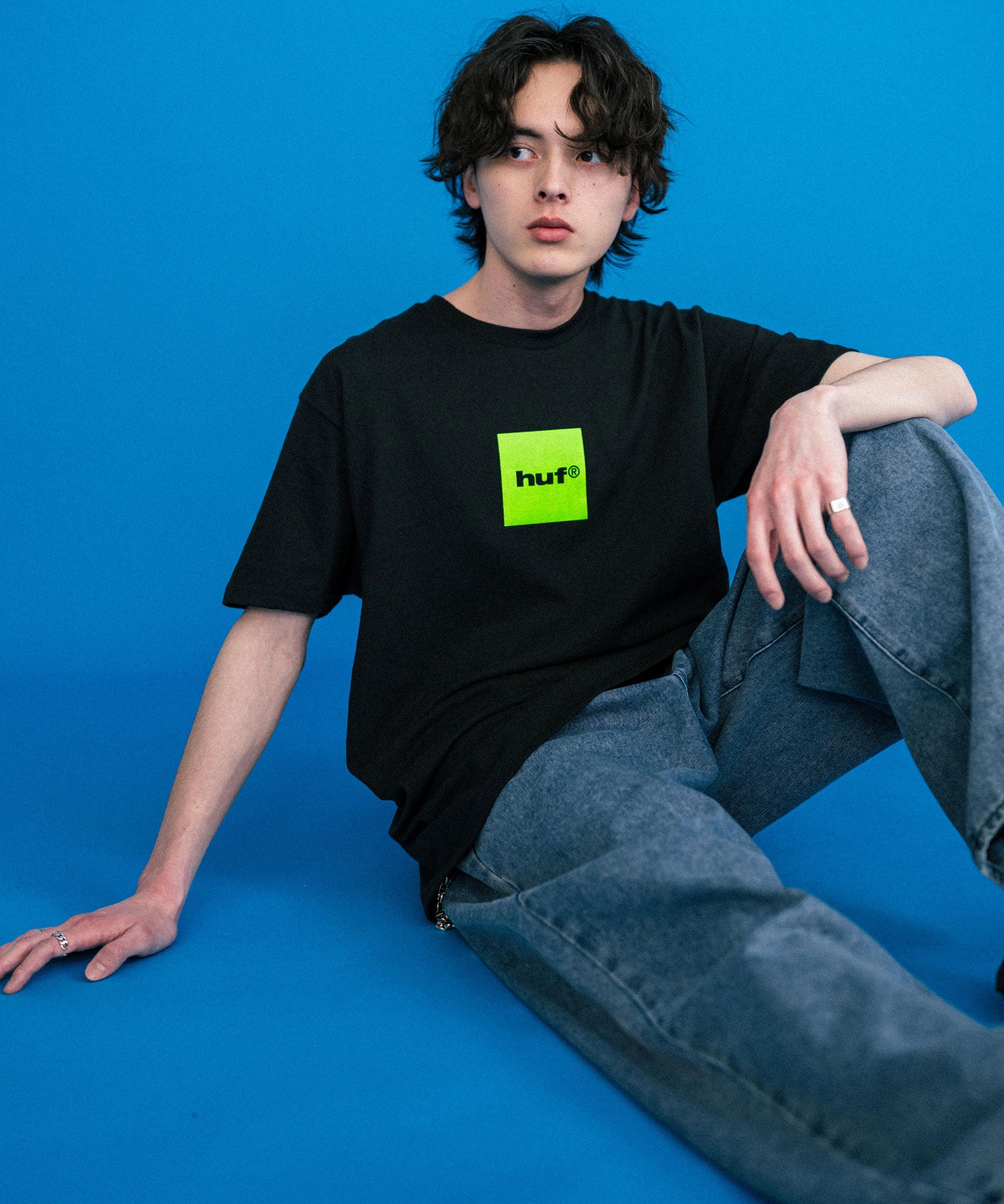 新色追加 HUF ハフ オーバーサイズアソートプリント半袖Tシャツ 15626