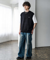 U.S. POLO ASSN. ユーエスポロアッスン サマーニットプルオーバーベスト 15628