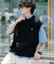 U.S. POLO ASSN. ユーエスポロアッスン サマーニットプルオーバーベスト 15628