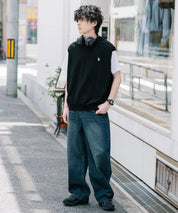 U.S. POLO ASSN. ユーエスポロアッスン サマーニットプルオーバーベスト 15628