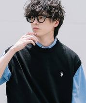 U.S. POLO ASSN. ユーエスポロアッスン サマーニットプルオーバーベスト 15628