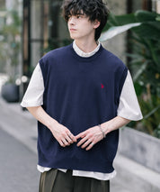 U.S. POLO ASSN. ユーエスポロアッスン サマーニットプルオーバーベスト 15628