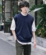 U.S. POLO ASSN. ユーエスポロアッスン サマーニットプルオーバーベスト 15628