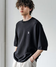 U.S. POLO ASSN. ユーエスポロアッスン ドルマン半袖サマーニット 15629