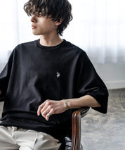 U.S. POLO ASSN. ユーエスポロアッスン ドルマン半袖サマーニット 15629