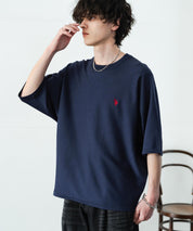 U.S. POLO ASSN. ユーエスポロアッスン ドルマン半袖サマーニット 15629