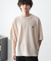 U.S. POLO ASSN. ユーエスポロアッスン ドルマン半袖サマーニット 15629
