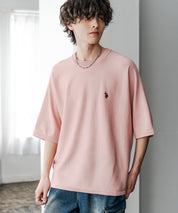 U.S. POLO ASSN. ユーエスポロアッスン ドルマン半袖サマーニット 15629