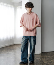 U.S. POLO ASSN. ユーエスポロアッスン ドルマン半袖サマーニット 15629