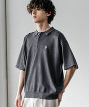 U.S. POLO ASSN. ユーエスポロアッスン オーバーサイズサマーニット半袖ポロシャツ 15630