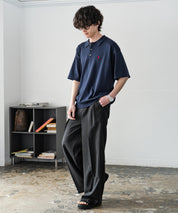U.S. POLO ASSN. ユーエスポロアッスン オーバーサイズサマーニット半袖ポロシャツ 15630