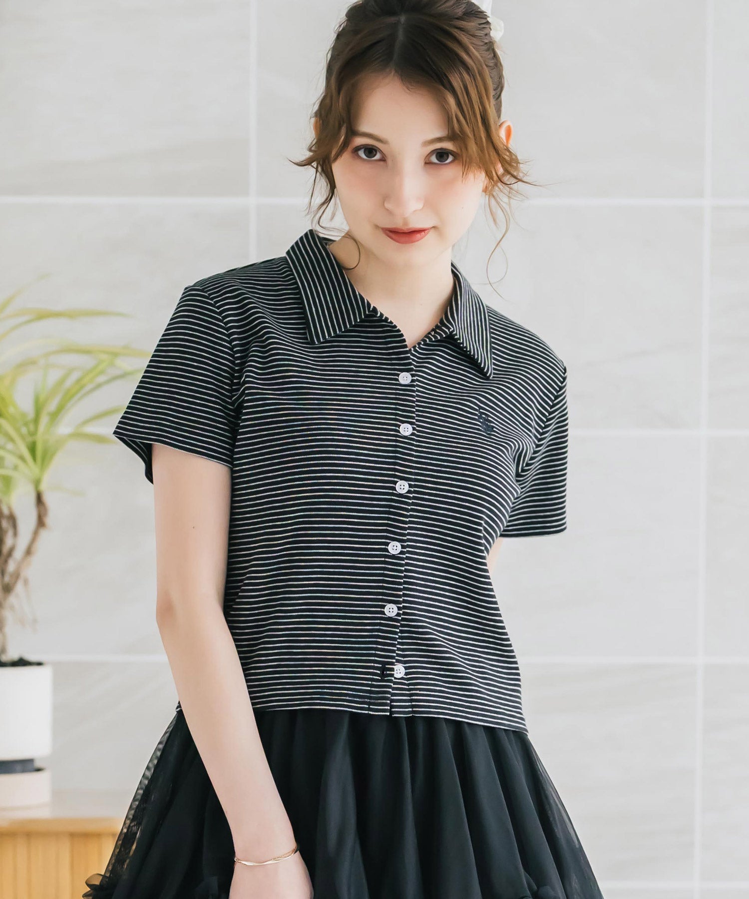 U.S. POLO ASSN. ユーエスポロアッスン W's ショート丈ワンポイント