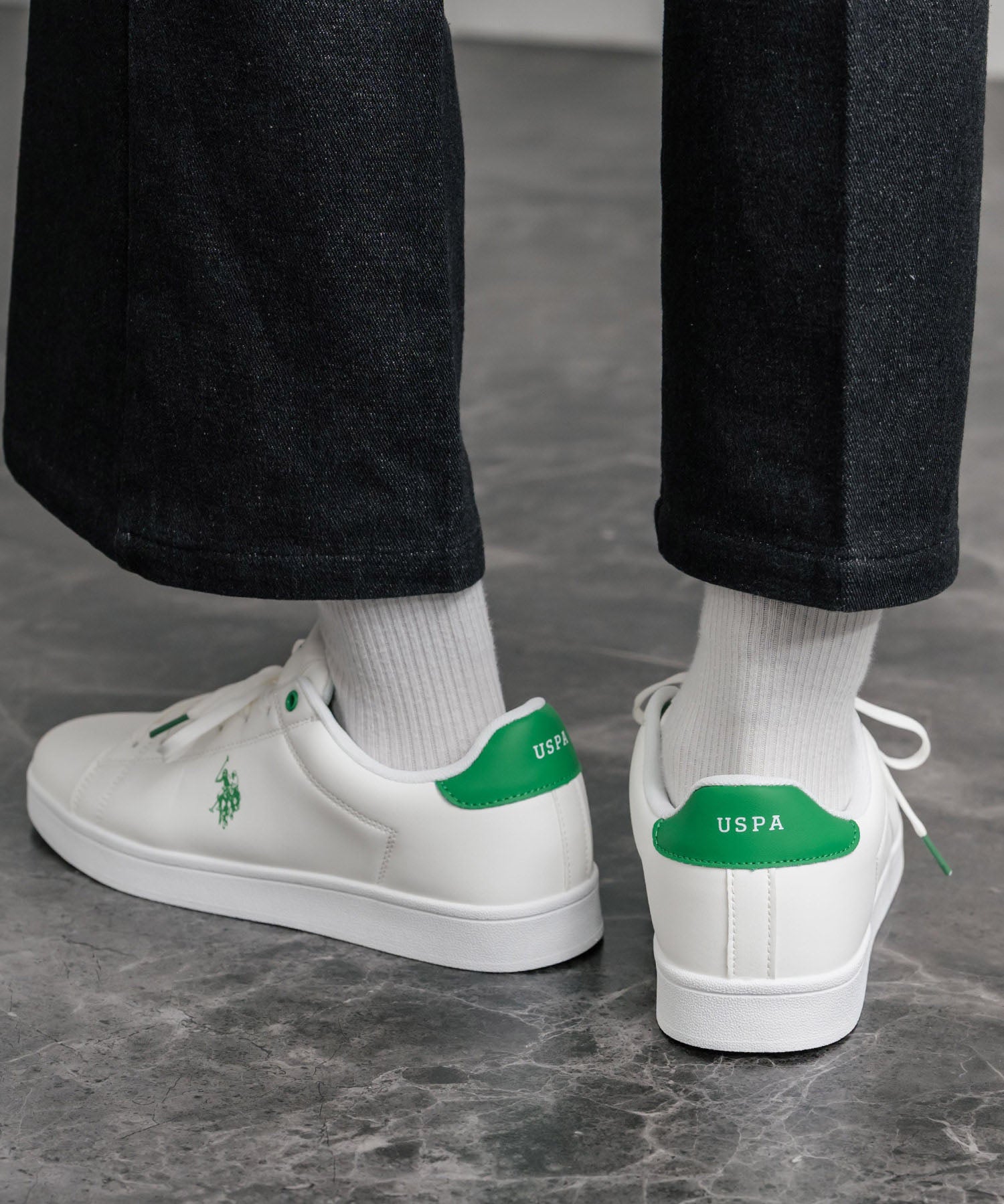 U.S. POLO ASSN. ユーエスポロアッスン ローカット 紐靴コートスニーカー 15640