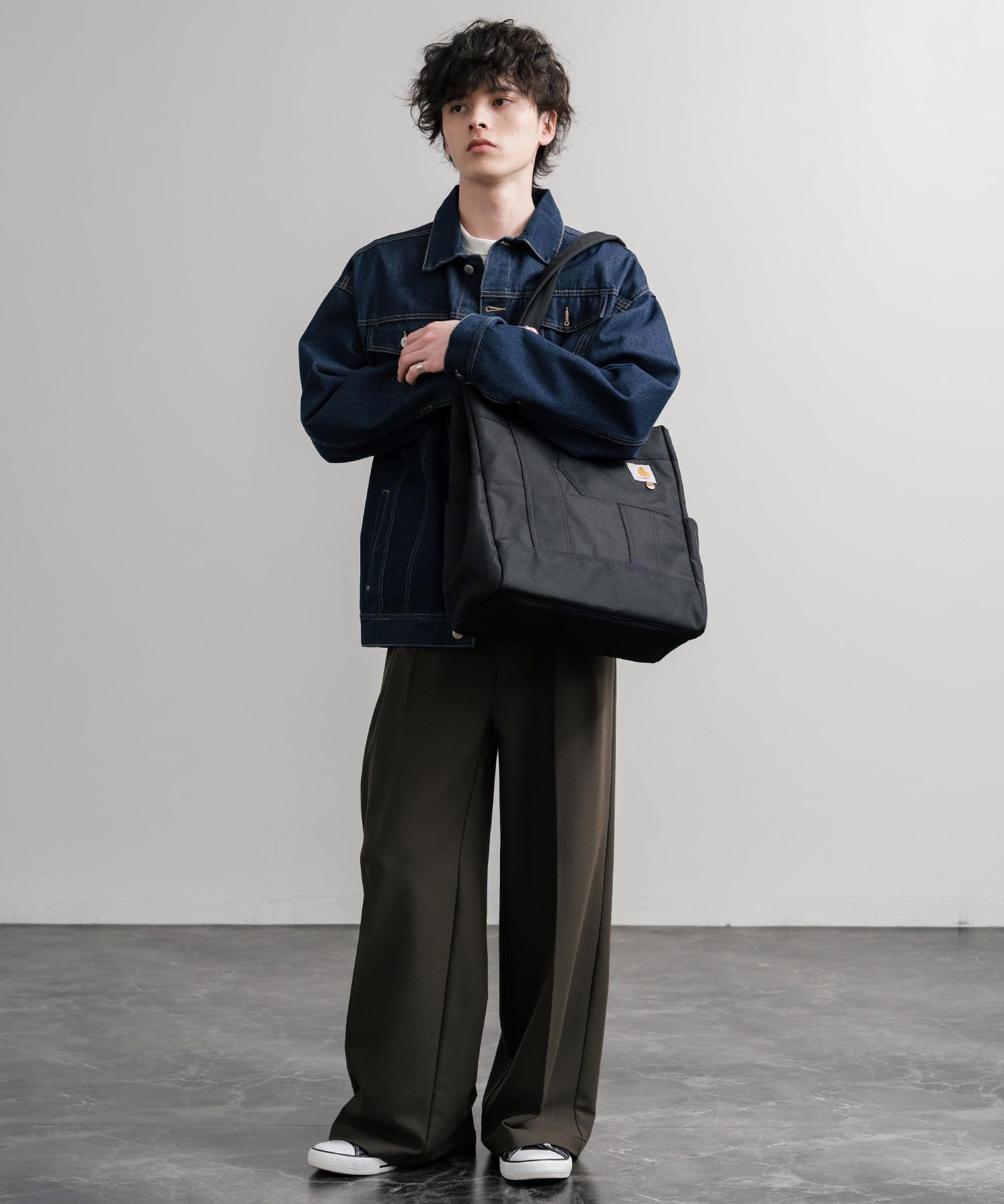 Carhartt カーハート バーティカルスナップ縦型トートバッグ 15641