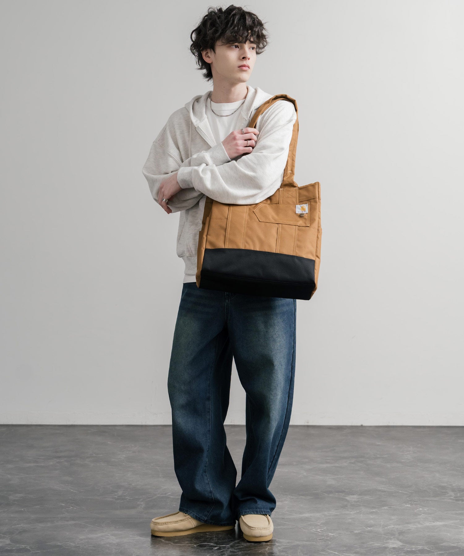 Carhartt カーハート バーティカルスナップ縦型トートバッグ 15641