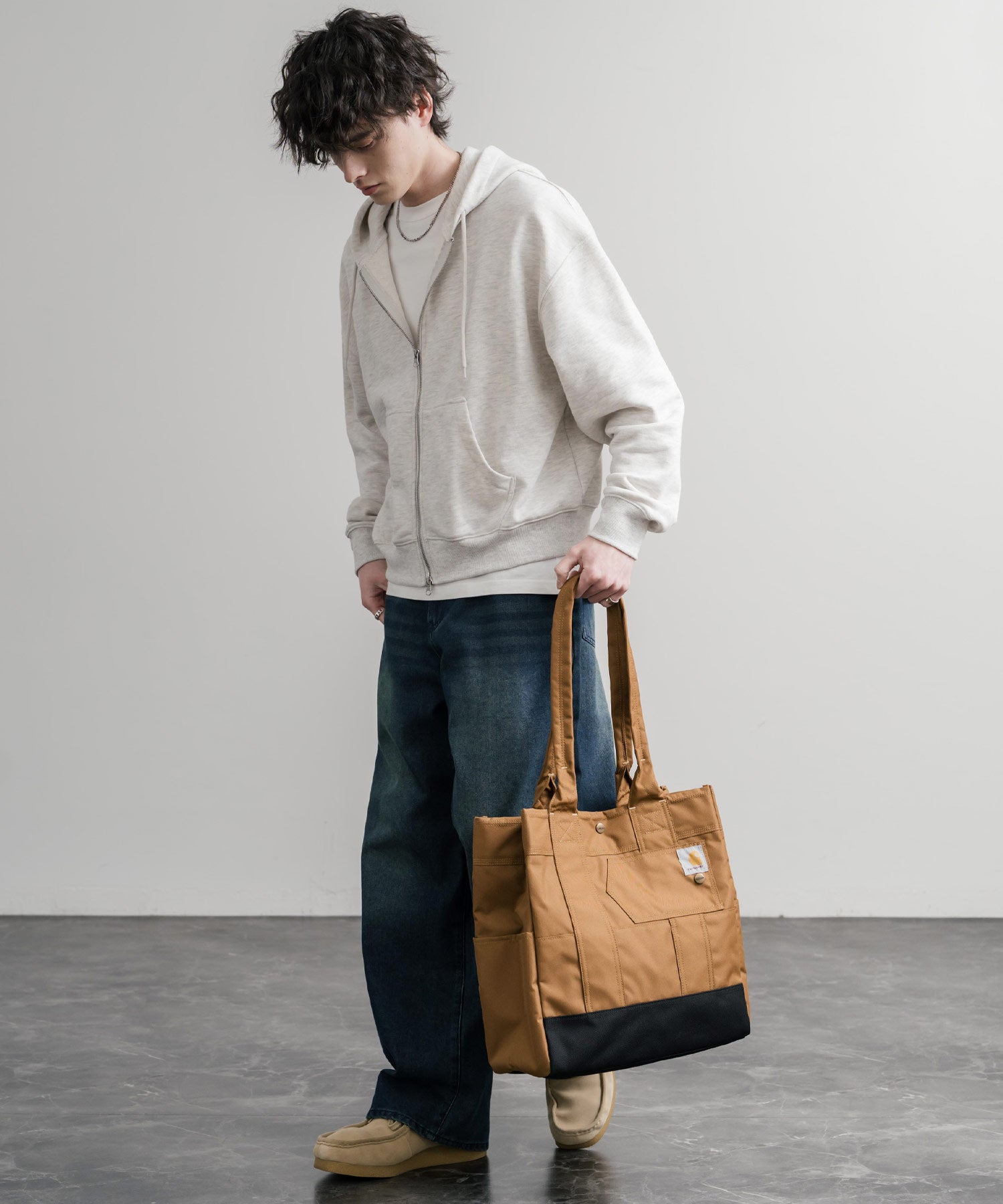 Carhartt カーハート バーティカルスナップ縦型トートバッグ 15641