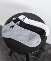 KANGOL カンゴール 3Pワンポイント刺繍アンクルソックス/くるぶし丈靴下 15684