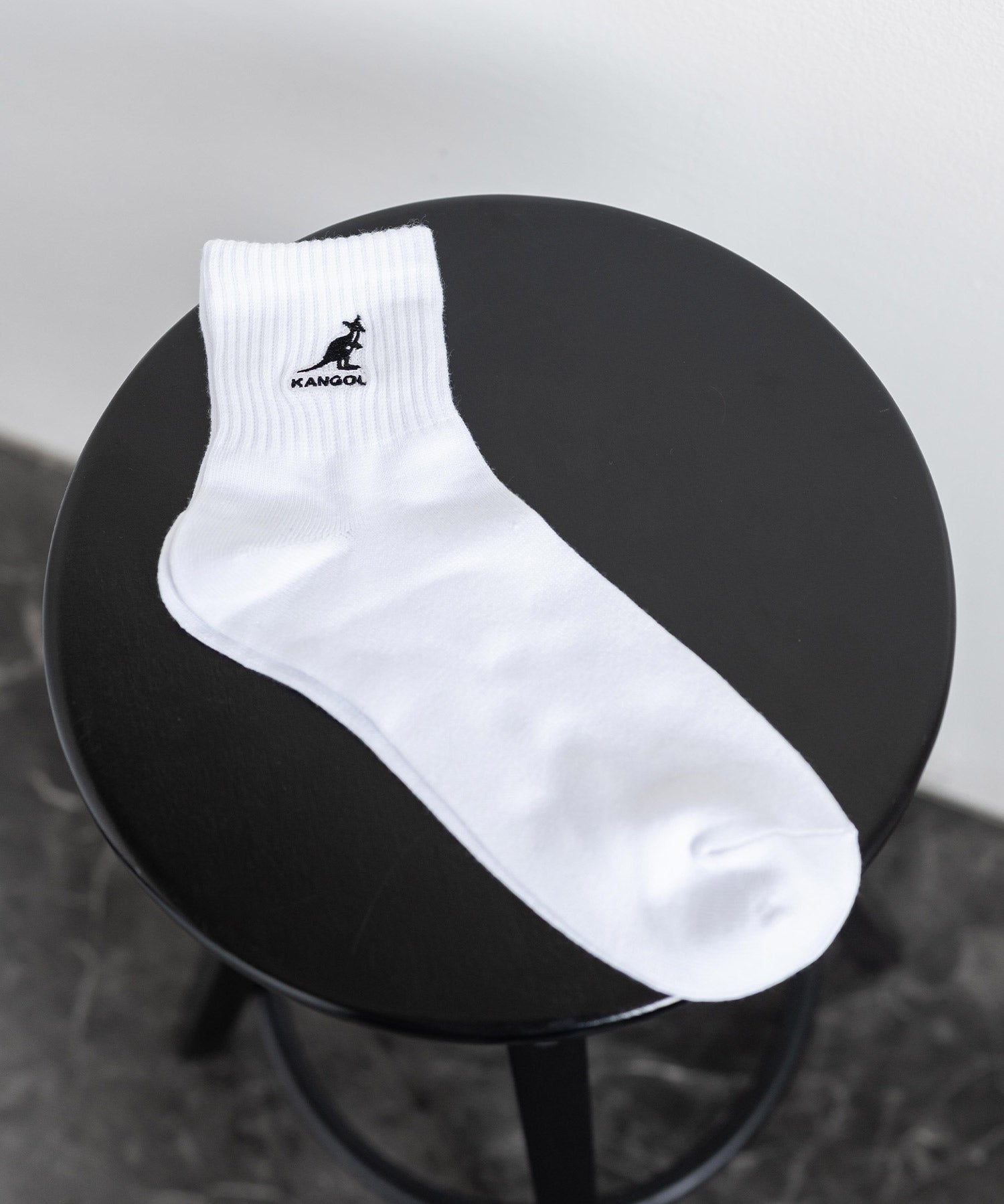 KANGOL カンゴール 3Pワンポイント刺繍クォーターソックス/靴下 15685