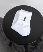 KANGOL カンゴール 3Pワンポイント刺繍クォーターソックス/靴下 15685