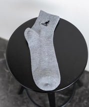 KANGOL カンゴール 3Pワンポイント刺繍クォーターソックス/靴下 15685