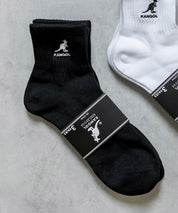 KANGOL カンゴール 3Pワンポイント刺繍クォーターソックス/靴下 15685