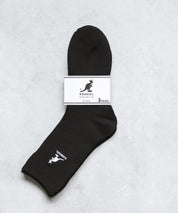 KANGOL カンゴール W's 3P ミドル丈スクールリブソックス/ワンポイント刺繍靴下 15688