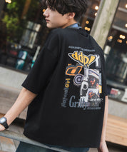 ddp別注コラボ オーバーサイズバックプリント半袖Tシャツ 15689