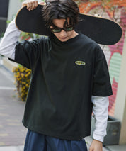 ddp別注コラボ オーバーサイズバックプリント半袖Tシャツ 15689