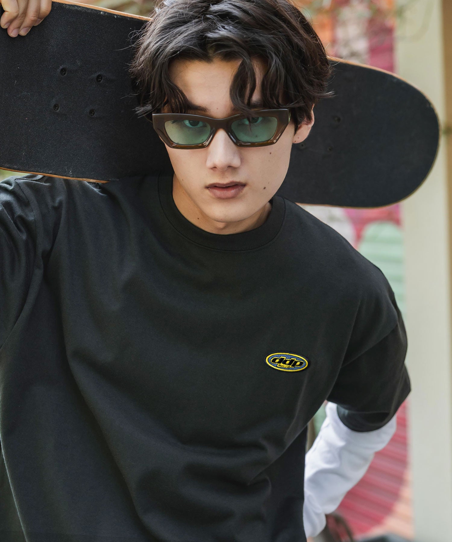ddp別注コラボ オーバーサイズバックプリント半袖Tシャツ 15689