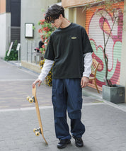 ddp別注コラボ オーバーサイズバックプリント半袖Tシャツ 15689