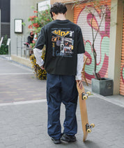 ddp別注コラボ オーバーサイズバックプリント半袖Tシャツ 15689