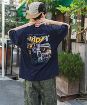 ddp別注コラボ オーバーサイズバックプリント半袖Tシャツ 15689