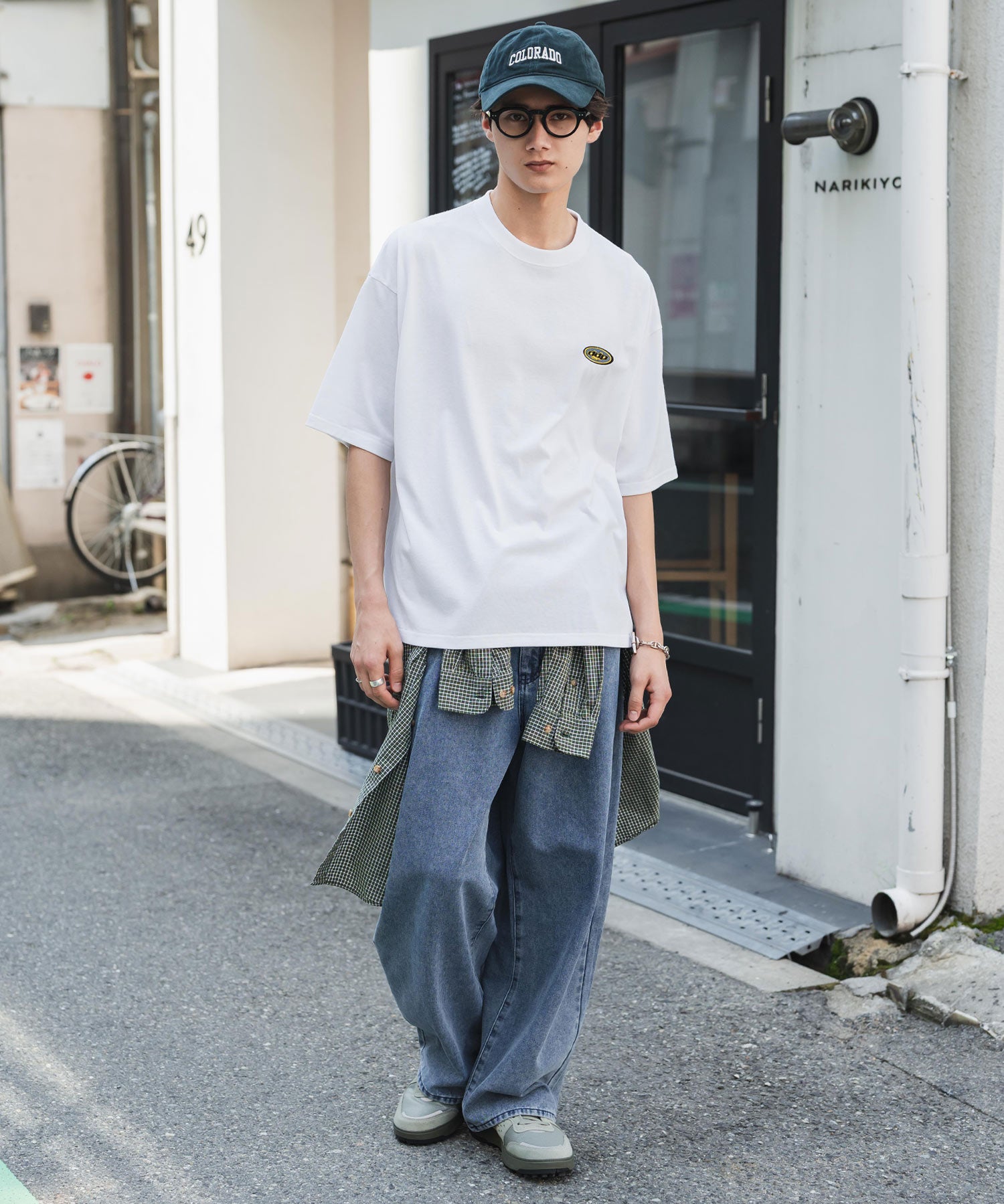 ddp別注コラボ オーバーサイズバックプリント半袖Tシャツ 15689