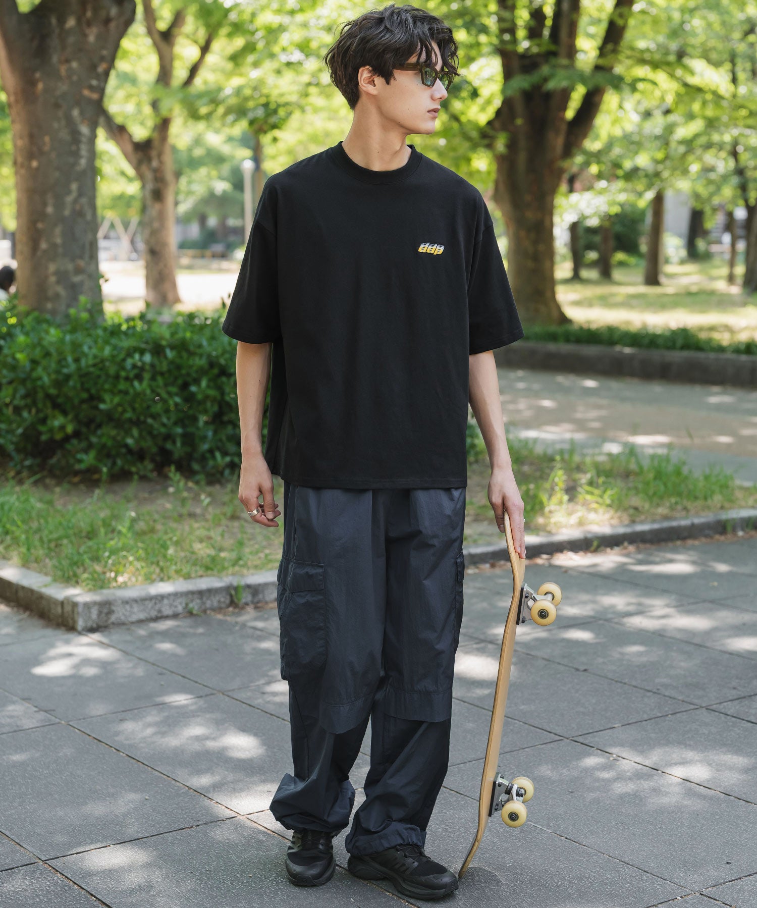 ddp別注コラボ オーバーサイズバックプリント半袖Tシャツ 15689