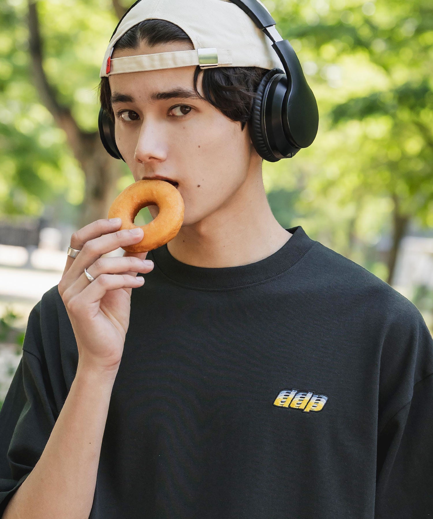 ddp別注コラボ オーバーサイズバックプリント半袖Tシャツ 15689