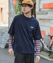 ddp別注コラボ オーバーサイズバックプリント半袖Tシャツ 15689