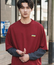 ddp別注コラボ オーバーサイズバックプリント半袖Tシャツ 15689