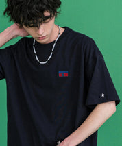 CONVERSE コンバース 天竺プレートロゴ半袖クルーネックTシャツ/ハーフスリーブカットソー 15723