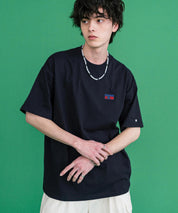 CONVERSE コンバース 天竺プレートロゴ半袖クルーネックTシャツ/ハーフスリーブカットソー 15723